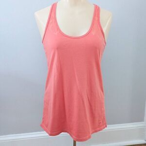 American Eagle Racerback Tank with Floral Cutouts
